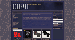 Desktop Screenshot of gotthardshop.com